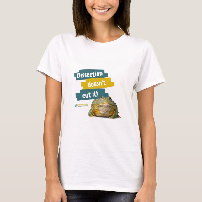 Camiseta La disección no lo corta el té helado (Anverso)
