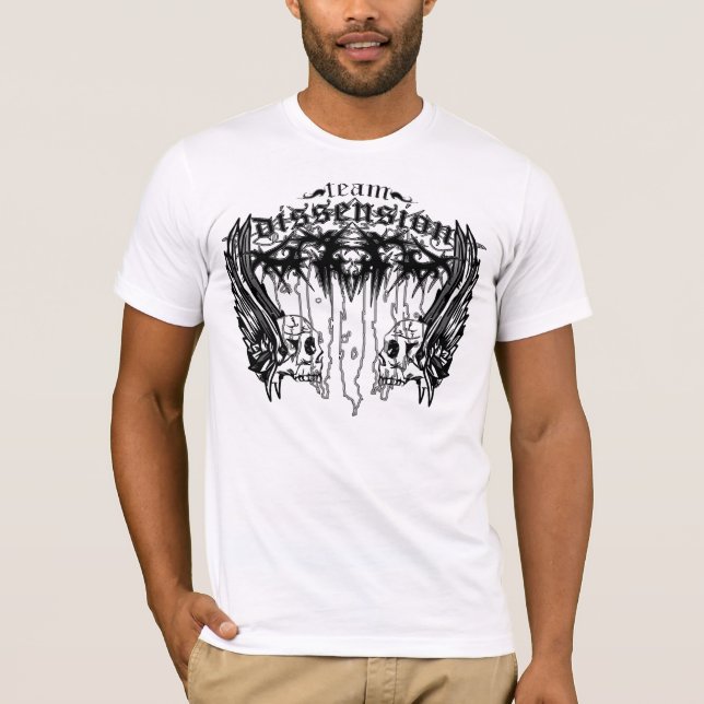 Camiseta la disensión "me alimenta su muerto " (Anverso)