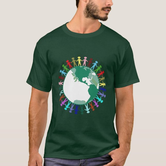 Camiseta La diversidad en el mundo (Anverso)