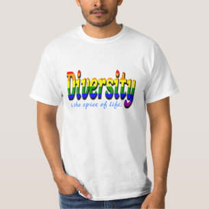 Camiseta La diversidad es el sabor de la vida