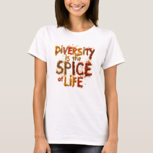 Camiseta La diversidad es la sal de la vida - Espacio segur