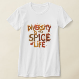 Camiseta La diversidad es la sal de la vida - Espacio segur