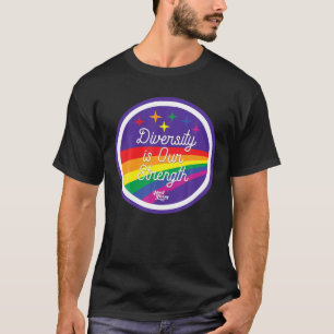 Camiseta La diversidad es nuestra fuerza para el orgullo ga