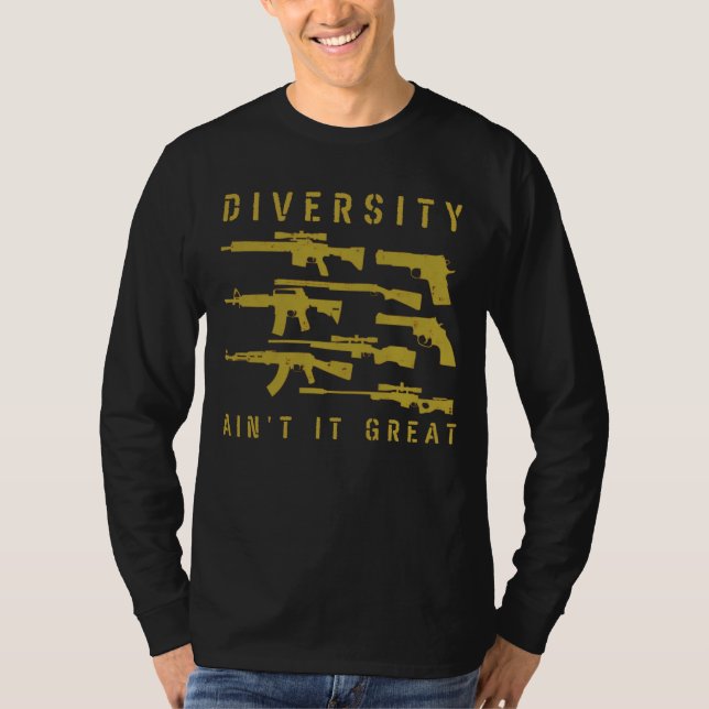 Camiseta La diversidad no es gran arma a favor de la segund (Anverso)