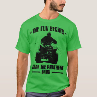 Camiseta La Diversión Comienza Donde El Pavement Termina La