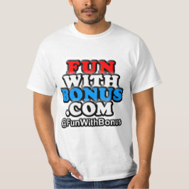 Camiseta La diversión con la prima - @FunWithBonus - uno