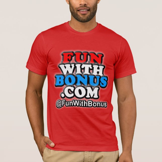 Camiseta La diversión con la prima - @FunWithBonus - uno (Anverso)