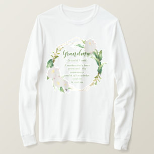 Camiseta La diversión de la abuela significa