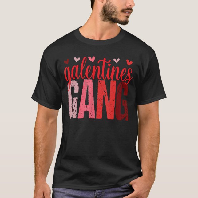 Camiseta La diversión de pandillas del El día de San Valent (Anverso)