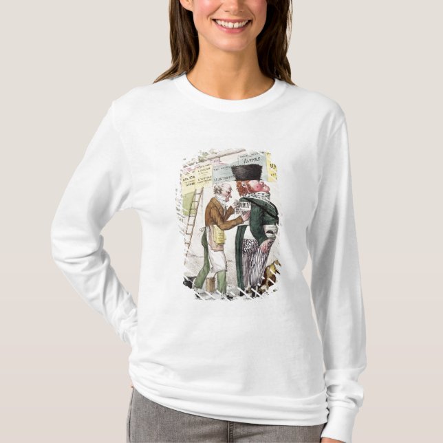Camiseta La diversión de un pegatina de Bill, 1820 (Anverso)