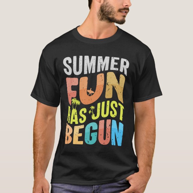 Camiseta La diversión de verano acaba de empezar (Anverso)