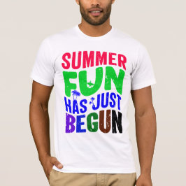 Camiseta La diversión de verano acaba de empezar