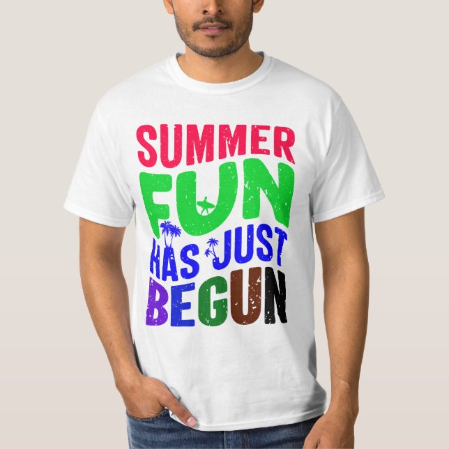 Camiseta La diversión de verano acaba de empezar (Anverso)