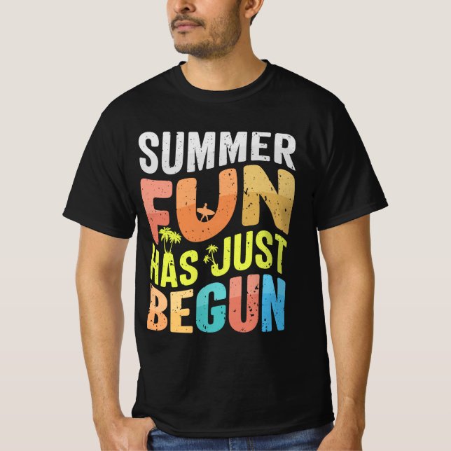 Camiseta La diversión de verano acaba de empezar (Anverso)