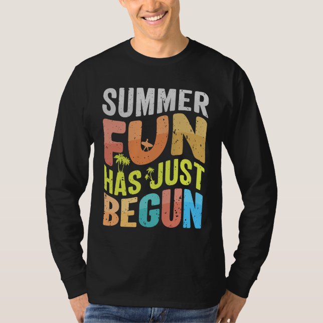 Camiseta La diversión de verano acaba de empezar (Anverso)