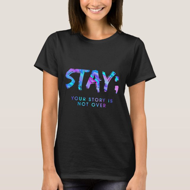 Camiseta La diversión, quédate tu historia no terminó (Anverso)
