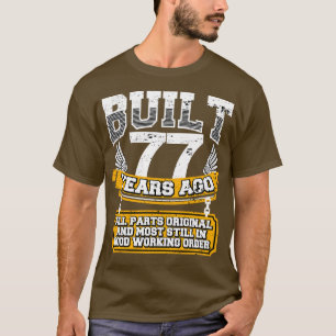Camiseta La divertida 77ª Vintage Shirt de Cumpleaños Const
