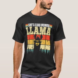 Camiseta La divertida Alpaca tira una mala mímica a los ama