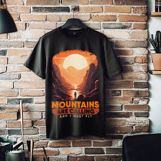 Camiseta La divertida astronomía de montaña en las montañas