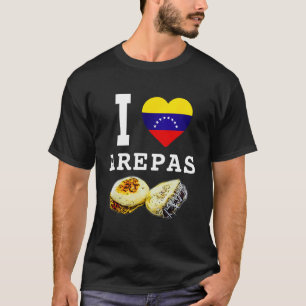 Camiseta La divertida bandera de Venezuela de la alimentaci