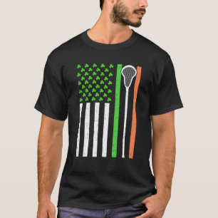 Camiseta La divertida bandera irlandesa norteamericana Lacr