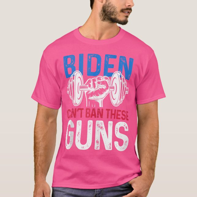 Camiseta La Divertida Biden De Halterofilia De Gimnasio No  (Anverso)