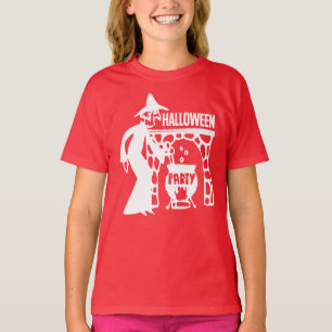 Camiseta La divertida bruja de la fiesta de Halloween