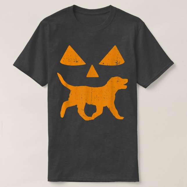 Camiseta La divertida calabaza E de Halloween de Chesapeake (Diseño del anverso)