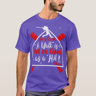 Camiseta La divertida caminata del béisbol NO es tan BUENA