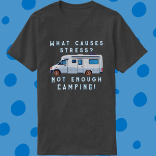 Camiseta La divertida camioneta de Camper que causa estrés