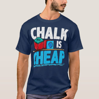 Camiseta La divertida charla de billar billares es barata