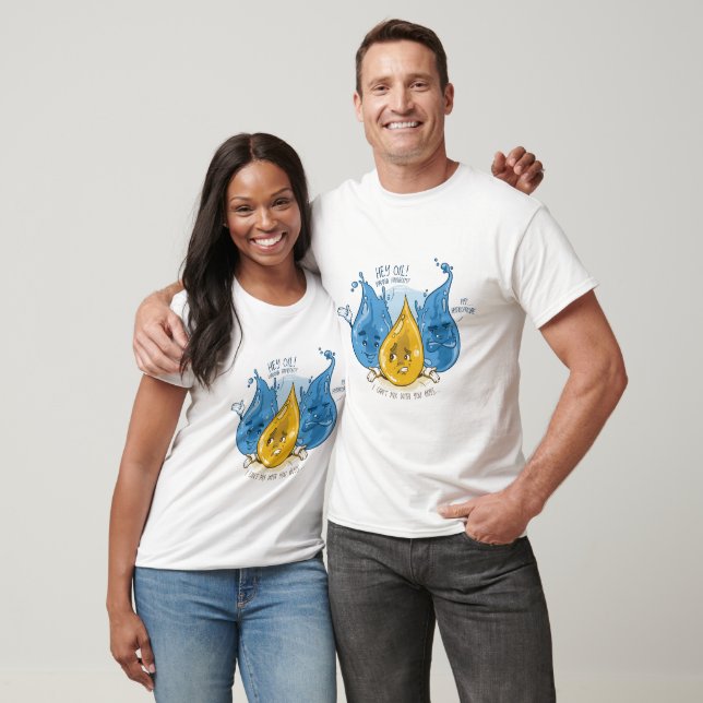 Camiseta La divertida ciencia del agua y el petróleo (Unisexo)
