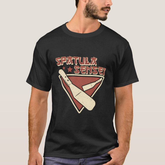 Camiseta La divertida cocina japonesa de Hibachi Spatula Se (Anverso)