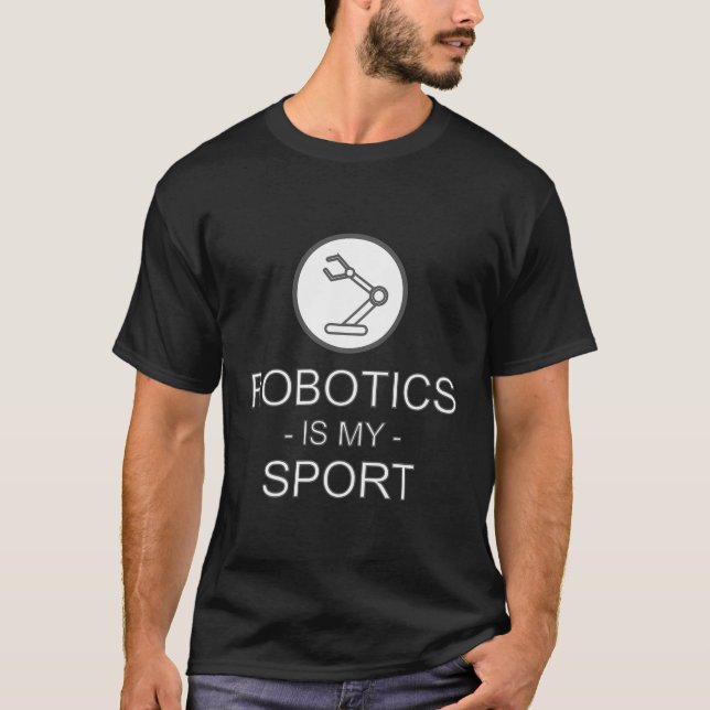 Camiseta La divertida codificación de la ciencia La robótic (Anverso)