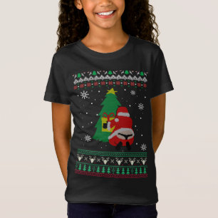 Camiseta La divertida cola de ballena de Santa Adulta despi