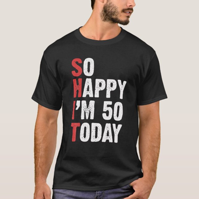 Camiseta La divertida cosecha de cumpleaños de 50 años me a (Anverso)