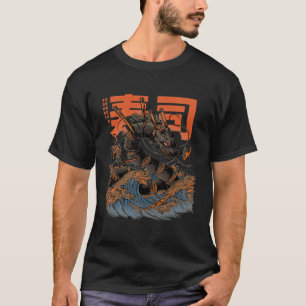 Camiseta La divertida cultura japonesa y sus del dragón neg