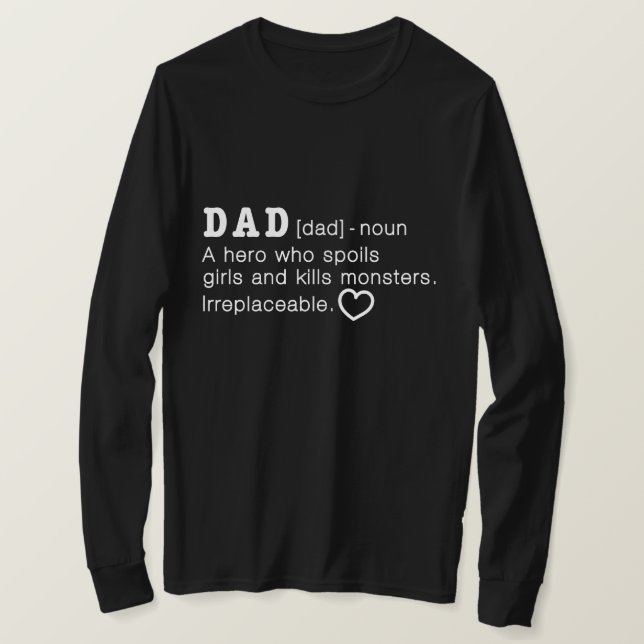 Camiseta La divertida definición de papá (Anverso del diseño)