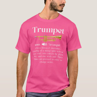 Camiseta La divertida definición musical de Trumpet Noun - 