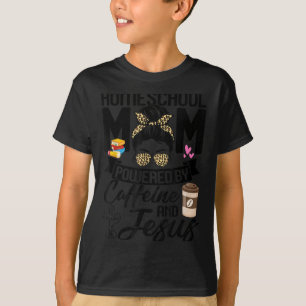 Camiseta La Divertida Desordenada Bun Homeschool Mom Impuls