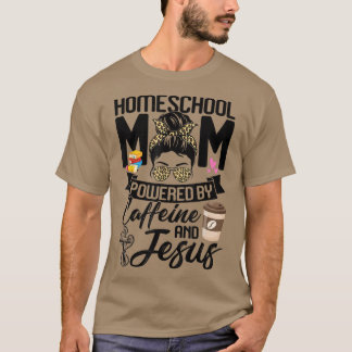 Camiseta La Divertida Desordenada Bun Homeschool Mom Impuls