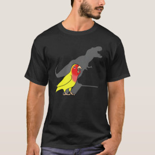 Camiseta La divertida dinosaurio T-Rex Shadow Rosy enfrentó