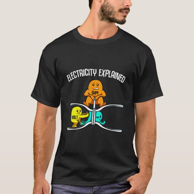 Camiseta La divertida electricidad explicada por el profeso (Anverso)
