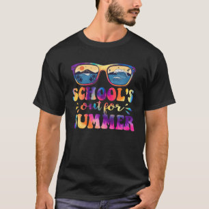 Camiseta La divertida escuela está fuera para el verano "Ti