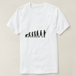 Camiseta La divertida evolución de la pesca
