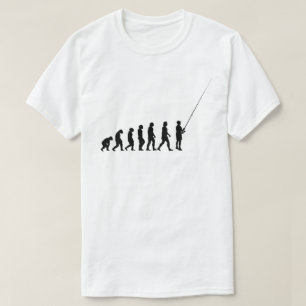 Camiseta La divertida evolución de la pesca