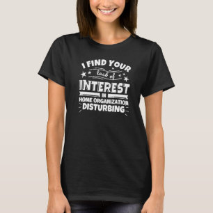Camiseta La divertida falta de interés premium de la organi