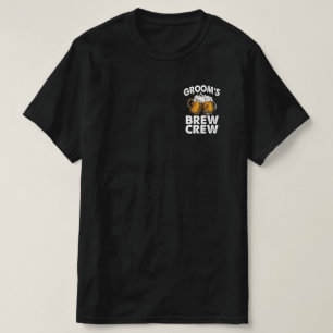 Camiseta La divertida fiesta de graduados de Groom Brew Cre