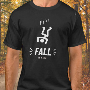 Camiseta La divertida figura de stick La caída de la gente 