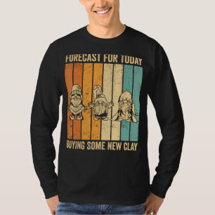Camiseta La divertida Gnome Gardening Dwarf Forecast hoy Co